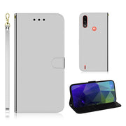 Mirror Motorola Moto E7 Power flip case - Silver