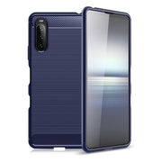 Carbon Flex case - Sony Xperia 10 III - Blue